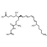 CAS 登录号：85994-54-3， S-[(4S,5R,6E,8E,10Z,12E,14S)-1-羧基-4,14-二羟基-6,8,10,12-十九四烯-5-基]-L-半胱氨酰甘氨酸