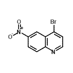 CAS 登录号：860195-53-5， 4-溴-6-硝基-喹啉