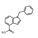 CAS 登录号：860360-11-8， 1-苄基-1H-吲哚-4-羧酸