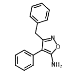 CAS 登录号：860371-56-8， 3-苄基-4-苯基-1,2-恶唑-5-胺