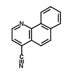 CAS 登录号：860565-30-6， 苯并[h]喹啉-4-甲腈