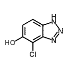 CAS 登录号：860591-38-4， 4-氯-1H-苯并三唑-5-醇