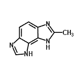 CAS 登录号：860689-58-3， 2-甲基-1,8-二氢咪唑并[4,5-e]苯并咪唑