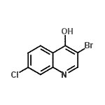 CAS 登录号：860715-45-3， 3-溴-7-氯-4-喹啉醇