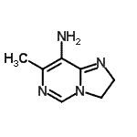CAS 登录号：860721-60-4， 7-甲基-2,3-二氢咪唑并[1,2-c]嘧啶-8-胺