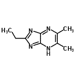 CAS 登录号：860722-35-6， 2-乙基-5,6-二甲基-1H-咪唑并[4,5-b]吡嗪