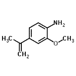 CAS 登录号：860734-72-1， 4-异丙烯基-2-甲氧基苯胺