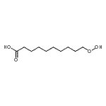 CAS 登录号：86074-10-4， 10-氢过氧基癸酸