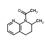 CAS 登录号：861046-50-6， 1-(2-甲基-3,4-二氢-1,8-萘啶-1(2H)-基)乙酮