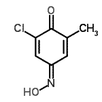 CAS 登录号：861366-88-3， (4Z)-2-氯-4-(羟基亚胺)-6-甲基-2,5-环己二烯-1-酮