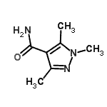 CAS 登录号：861586-14-3， 1,3,5-三甲基-1H-吡唑-4-甲酰胺