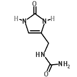 CAS 登录号：861595-45-1， 1-[(2-氧代-2,3-二氢-1H-咪唑-4-基)甲基]脲