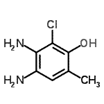 CAS 登录号：861619-76-3， 3,4-二氨基-2-氯-6-甲基苯酚