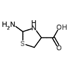 CAS 登录号：86178-92-9， 2-氨基-1,3-噻唑烷-4-羧酸