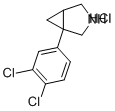 CAS 登录号：86215-36-3， 1-(3,4-二氯-苯基)-3-氮杂-双环[3.1.0]己烷盐酸盐