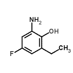 CAS 登录号：862730-23-2， 2-氨基-6-乙基-4-氟苯酚