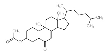 CAS#: 863-40-1, 3b-Acetyloxy-9-Hydroxy-5a-Cholest-7-En-6-One