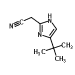 CAS 登录号：863399-52-4， [4-(2-甲基-2-丙基)-1H-咪唑-2-基]乙腈