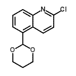 CAS 登录号：863549-10-4， 2-氯-5-(1,3-二恶烷-2-基)喹啉