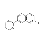 CAS 登录号：863549-12-6， 2-氯-7-(1,3-二恶烷-2-基)喹啉