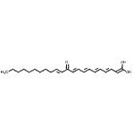 CAS 登录号:86360-68-1, (3E,5E,7E,9E,12E)-1,1-二羟基-1,3,5,7,9,12-二十二碳六烯-11-酮