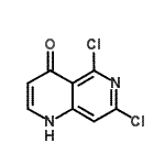 CAS # 863785-66-4, 5,7-dichloro-1H-1,6-naphthyridin-4-one