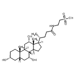CAS#: 86386-60-9, 2-{[(3alpha,5beta,7alpha,8xi,12alpha)-3,7,12-Trihydroxy-24-oxocholan-24-yl]amino}ethanesulfonic acid