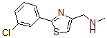 CAS 登录号：864068-99-5， 2-(3-氯苯基)-N-甲基-4-噻唑甲胺