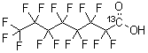 CAS#: 864071-09-0, 2,2,3,3,4,4,5,5,6,6,7,7,8,8,8-Pentadecafluoro-Octanoic-1-13C Acid