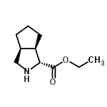 CAS 登录号：864185-81-9， 乙基(3R,3aR,6aS)-1,2,3,3a,4,5,6,6a-八氢环戊烯并[c]吡咯-3-羧酸酯