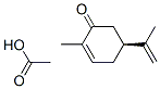CAS 登录号：86421-35-4， (S)-(+)-(1-乙酰氧基)-甲基乙基)-2-甲基-2-环己烯-1-酮