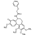 CAS 登录号：86436-45-5， 2-苯氧基-N-(1,2,3,10-四甲氧基-9-氧代-5,6,7,9-四氢苯并[a]庚搭烯-7-基)乙酰胺