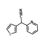 CAS 登录号：864684-85-5， 2-吡啶基(3-噻吩基)乙腈