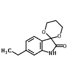 CAS 登录号：864685-12-1， 6'-乙基螺[1,3-二恶烷-2,3'-吲哚]-2'(1'H)-酮