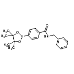 CAS 登录号:864754-24-5, N-(3-吡啶基甲基)-4-(4,4,5,5-四甲基-1,3,2-二氧杂环戊硼烷-2-基)苯甲酰胺