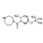 CAS#: 864754-29-0, 2-Methyl-2-propanyl [(2R)-1-(1,4-diazepan-1-yl)-3-methyl-1-oxo-2-butanyl]carbamate