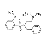 CAS 登录号：864759-60-4， N-苄基-N-[2-(二甲基氨基)乙基]-2-甲氧基苯磺酰胺盐酸盐(1:1)