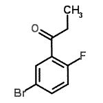 CAS 登录号：864774-65-2， 1-(5-溴-2-氟-苯基)丙-1-酮