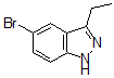 CAS 登录号：864774-67-4， 5-溴-3-乙基-1H-吲唑