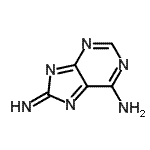CAS 登录号：865149-66-2， 6-亚氨基-6H-嘌呤-8-胺