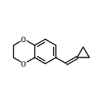 CAS 登录号：865438-44-4， 6-(环丙亚基甲基)-2,3-二氢-1,4-苯并二氧杂环己烷