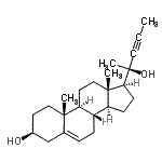 CAS 登录号：86562-07-4， (3beta)-胆-5-烯-22-炔-3,20-二醇