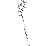 CAS 登录号：86562-14-3， (1aS,4S,4aS,5aR,5bS,8aR,8bS)-5a,7,7-三甲基八氢环丙并[4,5]环氧乙烷并[6,7]茚并[5,6-c]呋喃-4-基硬脂酸酯