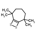 CAS 登录号：86596-78-3， 2,2,6,6-四甲基-8,9-二硫杂双环[5.2.0]壬-1(7)-烯