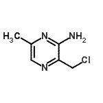 CAS 登录号：866585-60-6， 3-(氯甲基)-6-甲基-2-吡嗪胺