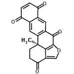 CAS 登录号：86690-14-4， (12bS)-12b-甲基-1H-四苯o[5,4-Bc]呋喃-3,6,8,11(2H,12bH)-四酮