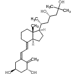 CAS 登录号:86701-33-9, (1R,3S,5Z,7E,23S)-9,10-开链胆甾-5,7,10-三烯-1,3,23,25-四醇