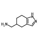 CAS 登录号：867023-69-6， 1-(4,5,6,7-四氢-1H-吲唑-5-基)甲胺