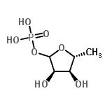 CAS 登录号：86708-78-3， 5-脱氧-1-O-膦酰-D-呋喃核糖