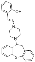 CAS 登录号：86758-96-5， 2-[[[4-(10,11-二氢二苯并[b,f]硫杂卓-10-基)-1-哌嗪基]亚氨基]甲基]-苯酚